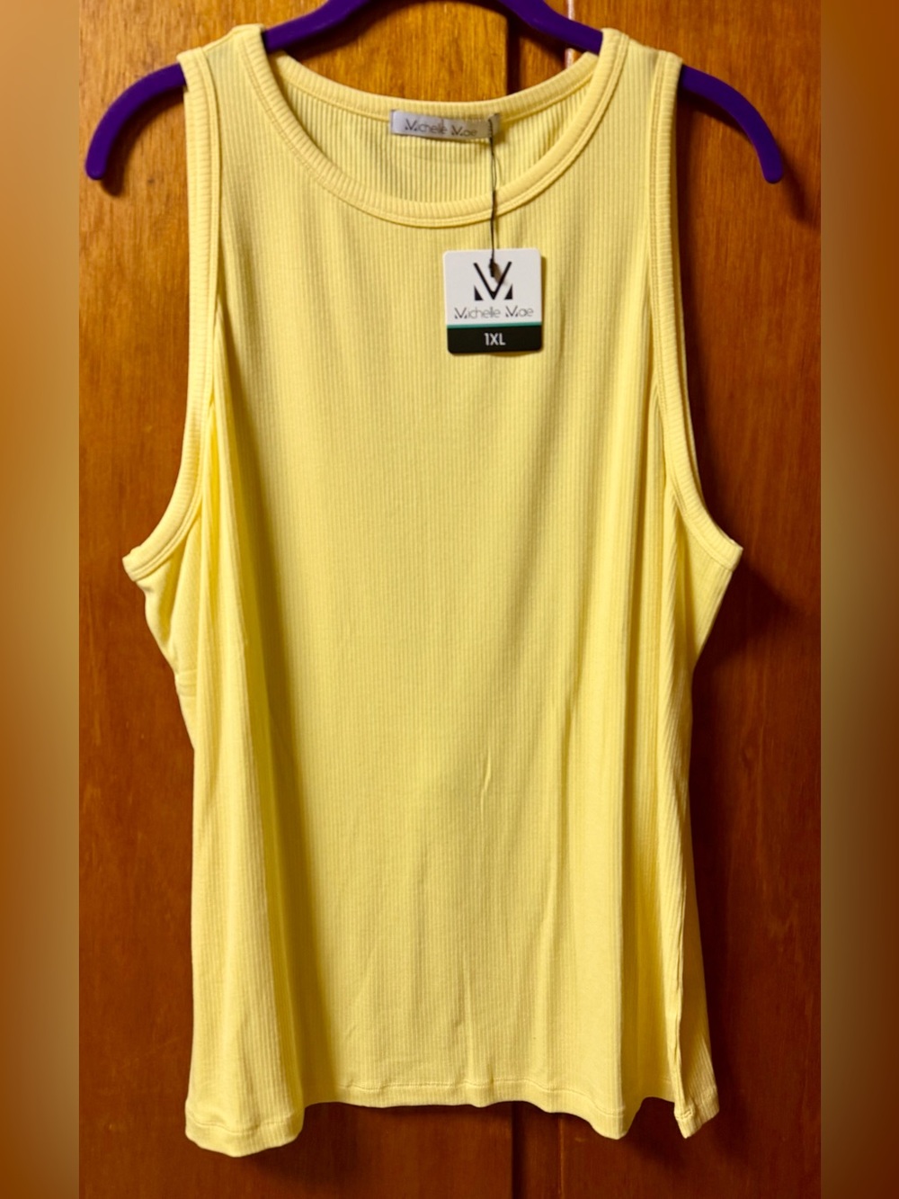 Michelle Mae “Rachel” Ribbed Tank Top NWT